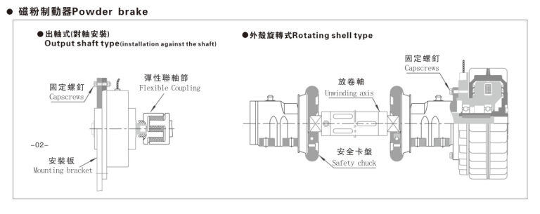 磁粉制动器安装